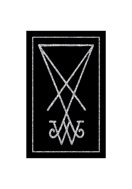 Symbol Glitter Foil Sticker black - glitter-foil Vorderansicht
