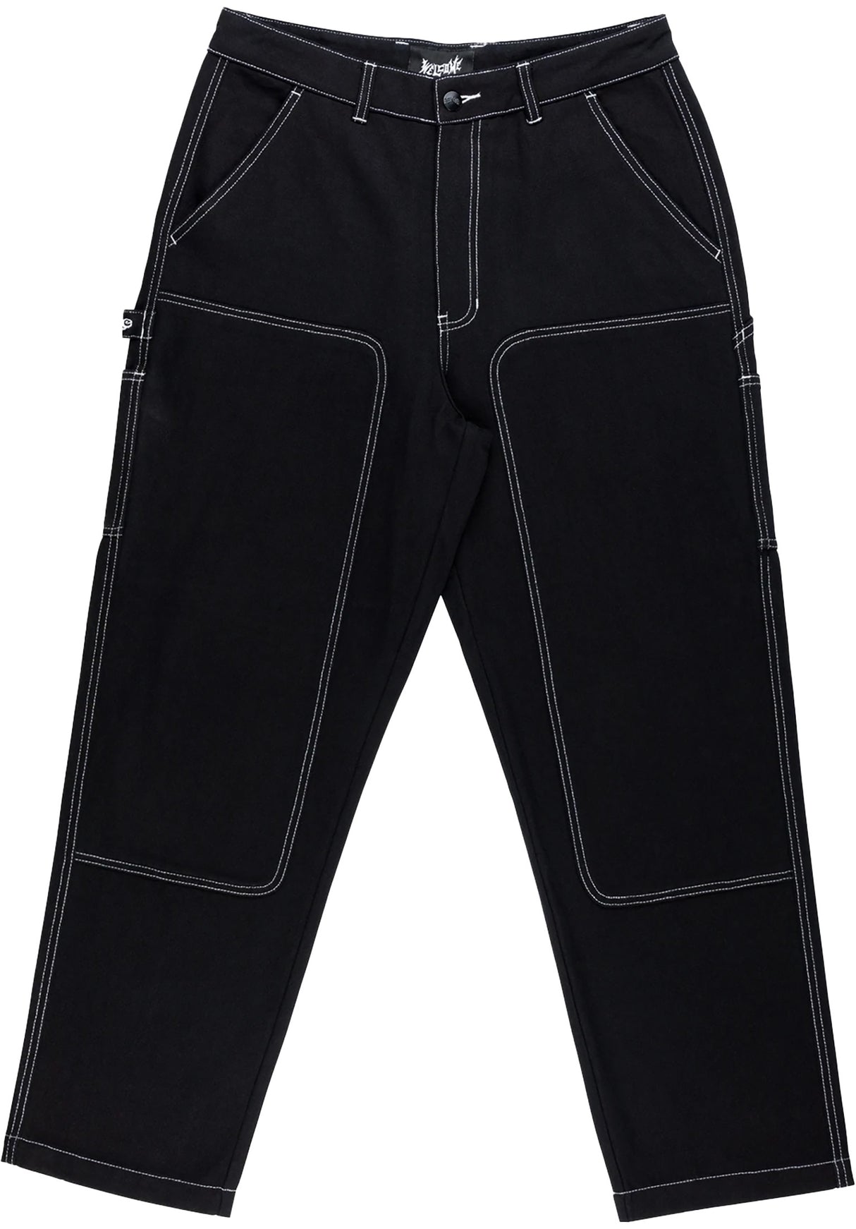 Brace Double-Knee Canvas Carpenter Pant black Vorderansicht