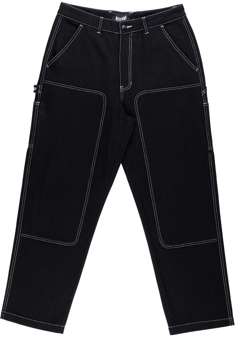 Brace Double-Knee Canvas Carpenter Pant black Vorderansicht