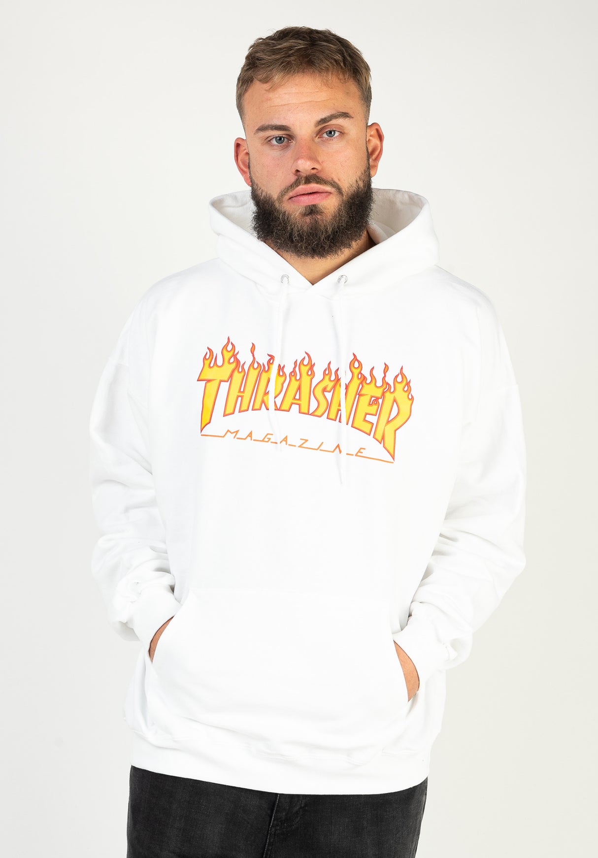 Flame Thrasher Hoodie in white für Herren – TITUS