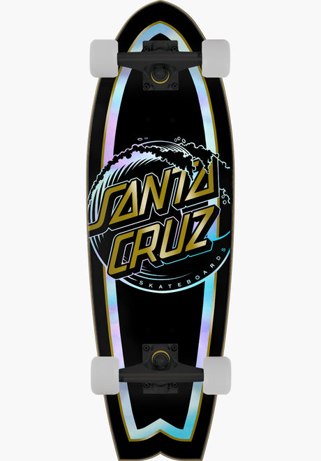 Holo Wave Shark Cruzer black Vorderansicht
