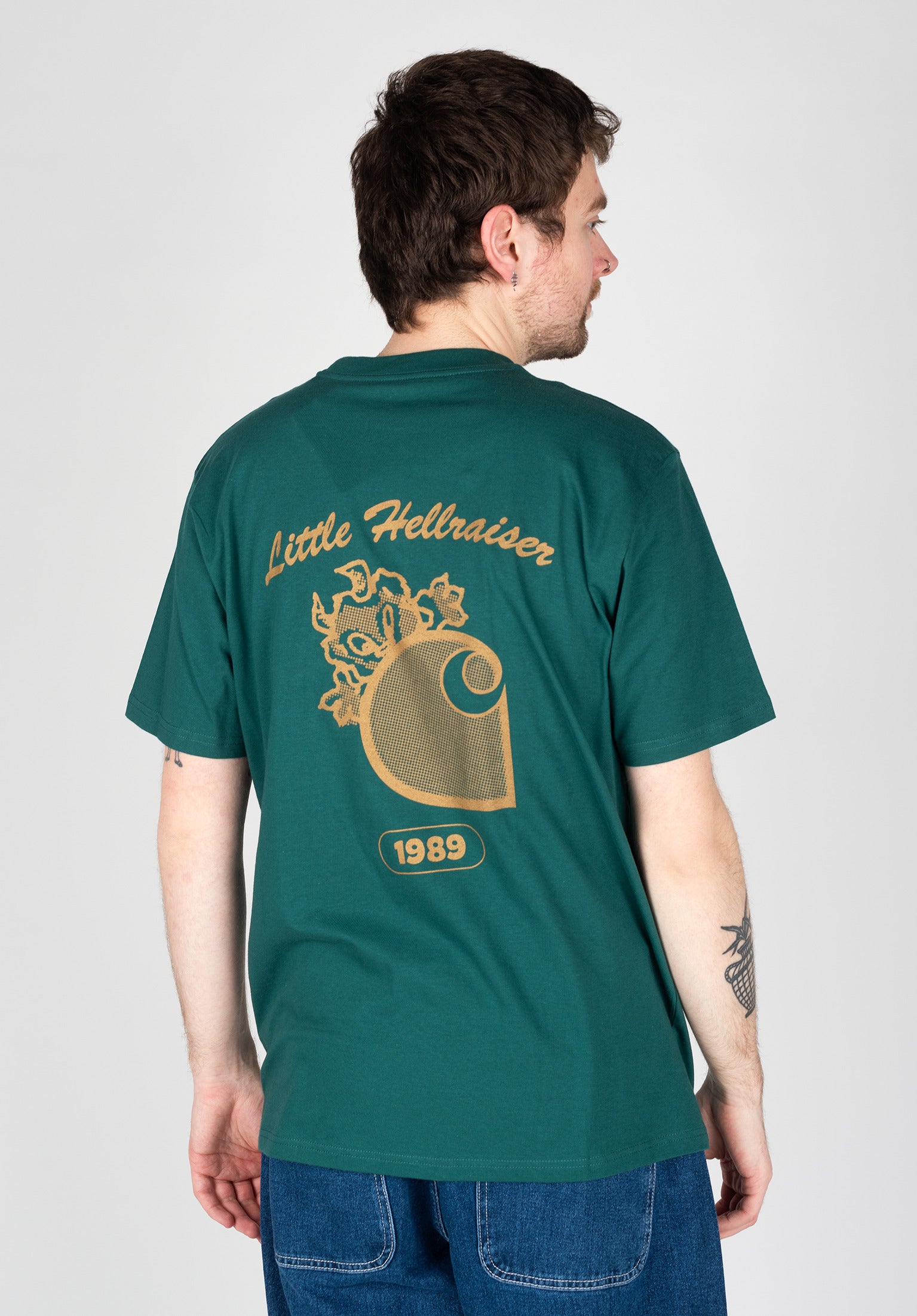 【Carhartt】S/S LITTLE HELLRAISER T-SHIRT ユニセックス R5429 Carhartt S/S Little Hellraiser T-Shirt Chervil / Brown T