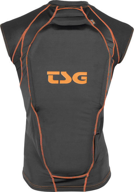 Backbone Vest D3O black-orange Rückenansicht