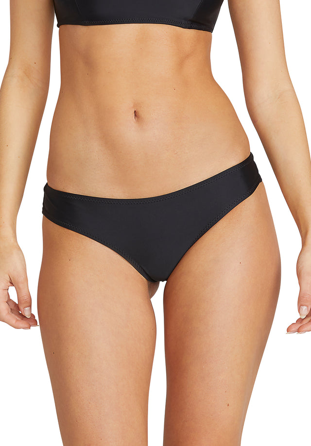 Simply Solid Cheekini Bikini-Bottom black Vorderansicht