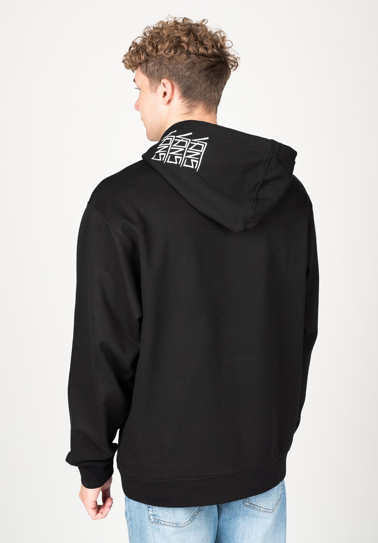 Elijah Berle Fleece black Close-Up2