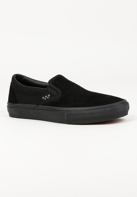 Skate Slip-On black-black Vorderansicht