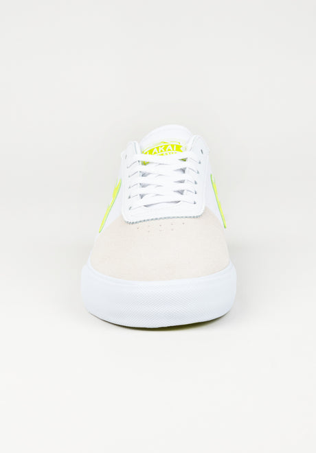 Manchester white-neon-suede Rückenansicht