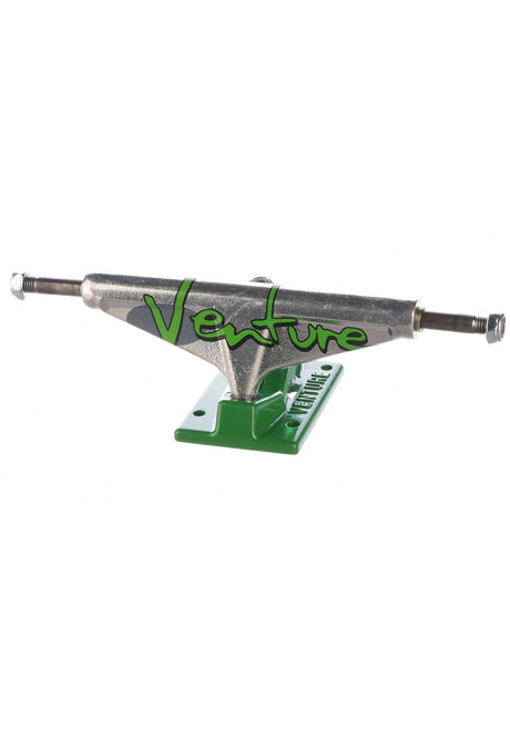 5.6 High 92` Full Bleed Team Edition silverpolished-green Vorderansicht