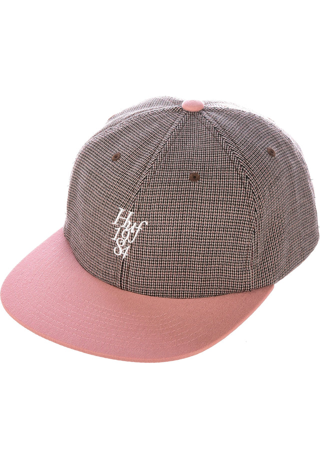 Micro Houndstooth 6 Panel dustyrose Vorderansicht
