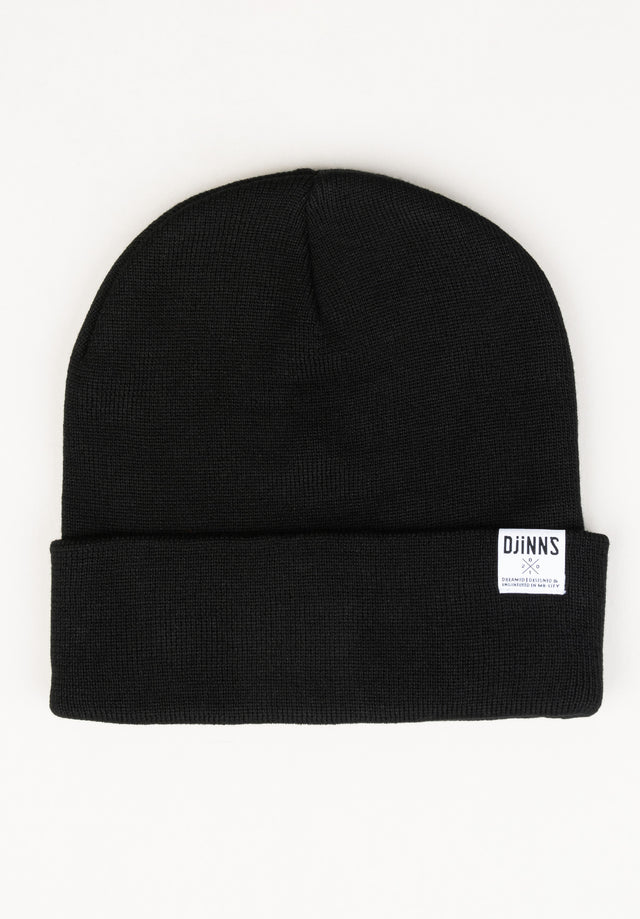 Basic Recycled Yarn black Vorderansicht