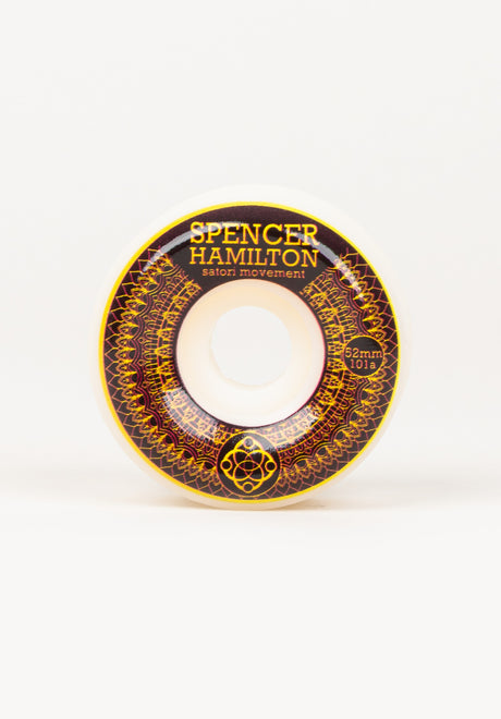 Spencer Hamilton Gold Mandala (Conical Shape) 101A white Rückenansicht