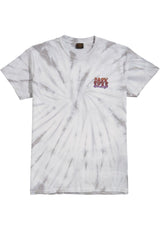 Peace of Mind Tie Dye silver spider - tie dye Close-Up1