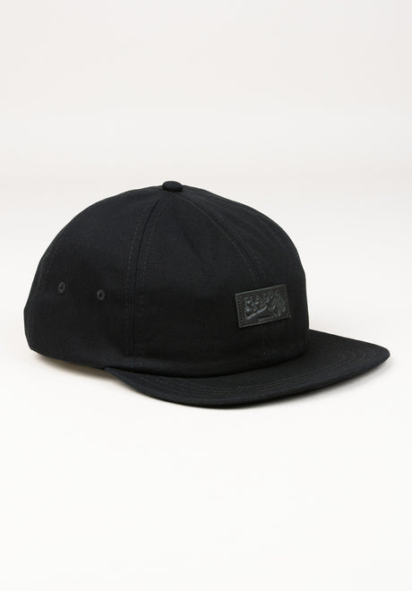 Half Cap 30th Vintage unstructured black Vorderansicht