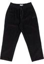 Hydra Corduroy Elastic Pants black Vorderansicht