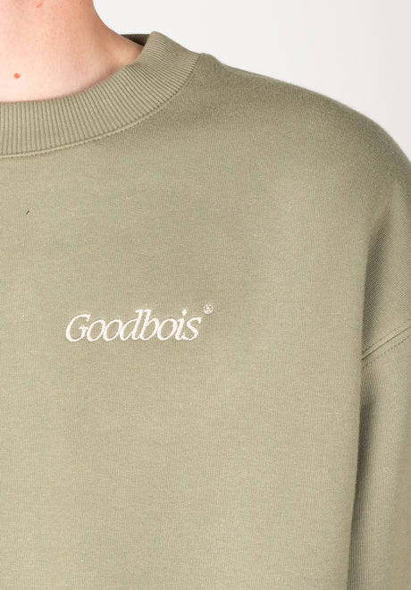 Balance Crewneck khaki Rückenansicht
