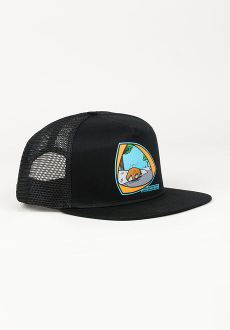 Bank Mauler Snapback black Vorderansicht