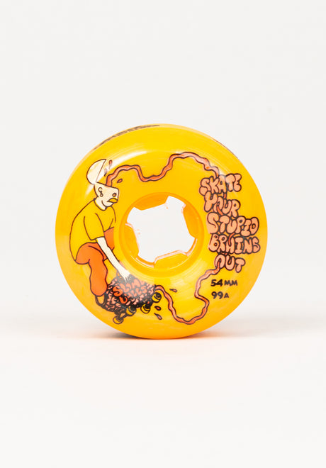 Stupid Brains Speed Balls 99A orange Rückenansicht
