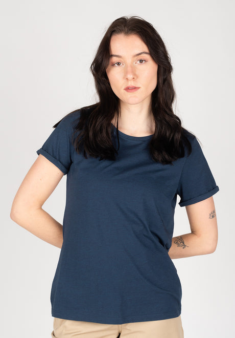 Fllorah Comfy GOTS navy 124 Vorderansicht