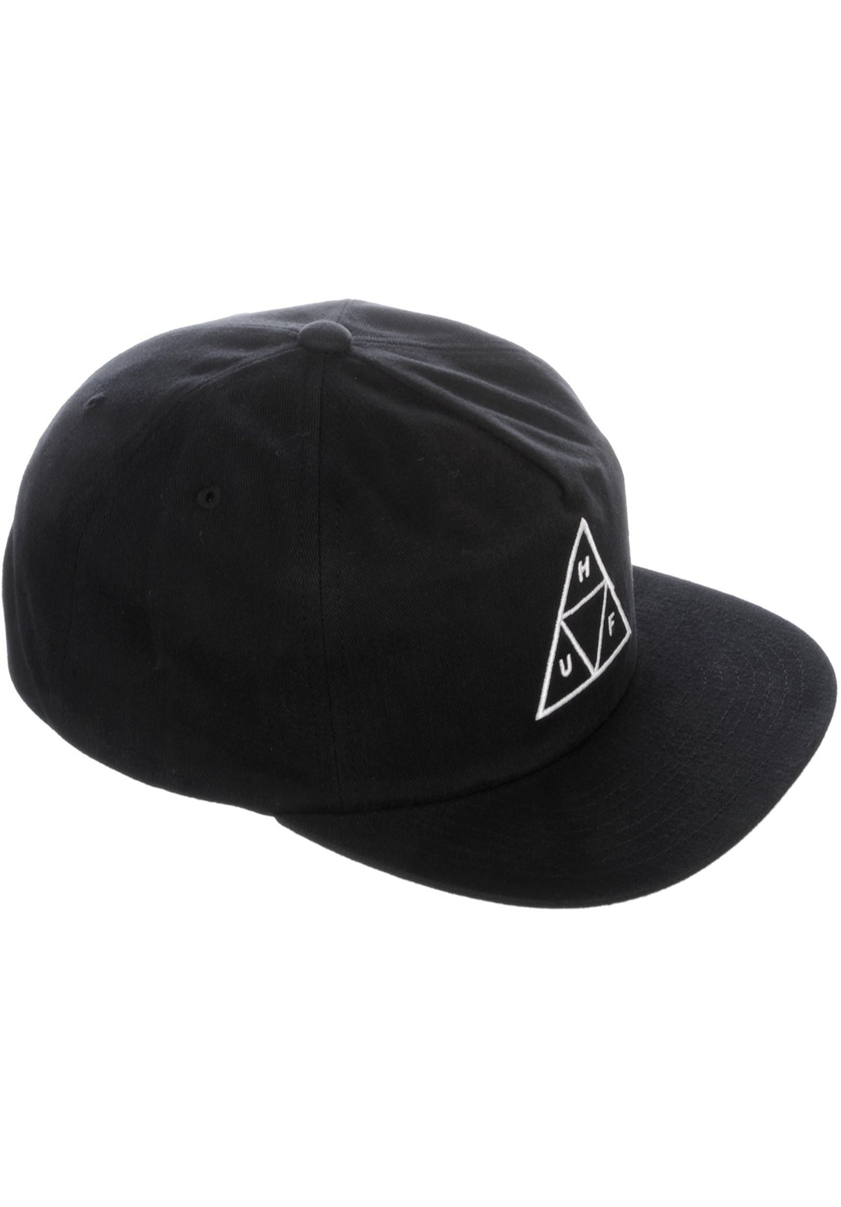 Triple Triangle Snapback black Close-Up2