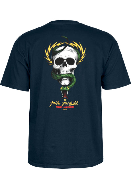 Mc Gill Skull & Snake navy Close-Up1