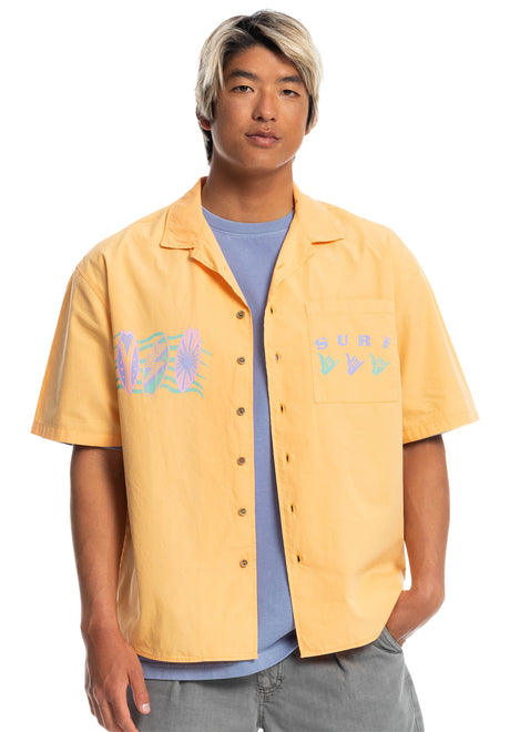 x Stranger Things The Mike Tourist Shirt mockorange Rückenansicht