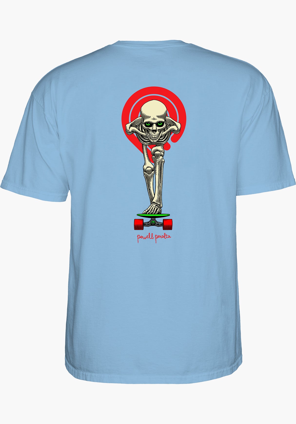 Tucking Skeleton babyblue Rückenansicht