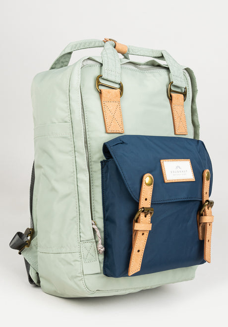 Macaroon Jungle Series lightgrey x navy Vorderansicht