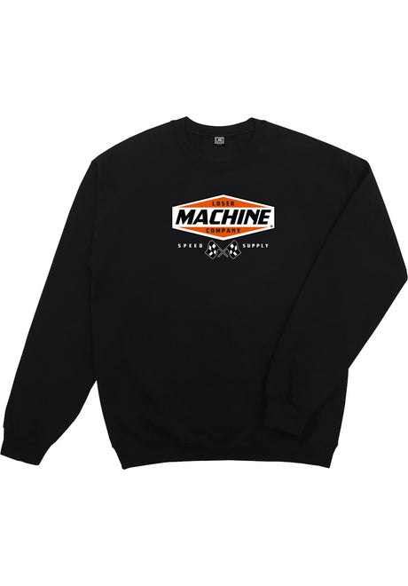 Overdrive Moisture Wicking Embroidered Chest black Vorderansicht