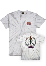 Peace of Mind Tie Dye silver spider - tie dye Vorderansicht