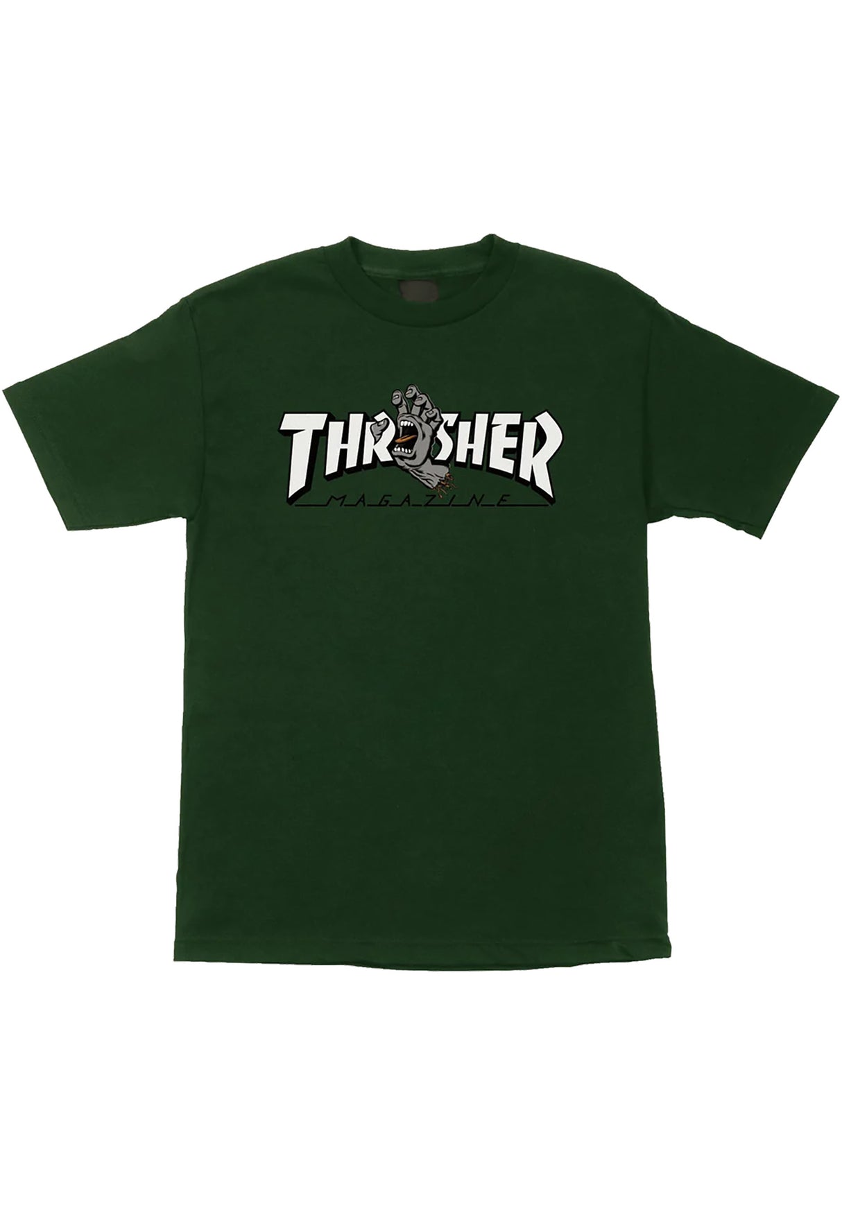 Thrasher Screaming Logo forest green Vorderansicht