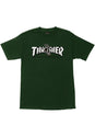 Thrasher Screaming Logo forest green Vorderansicht