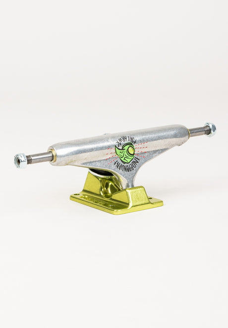 144 Stage 11 Forged Hollow Pro Tony Hawk Transmission silver-green Vorderansicht