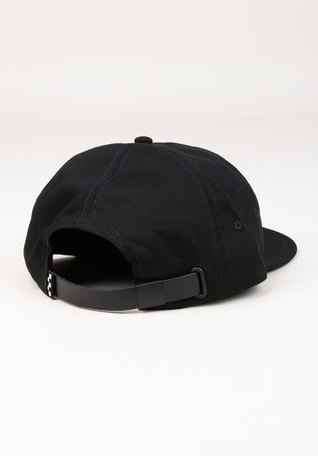 Half Cap 30th Vintage unstructured black Rückenansicht