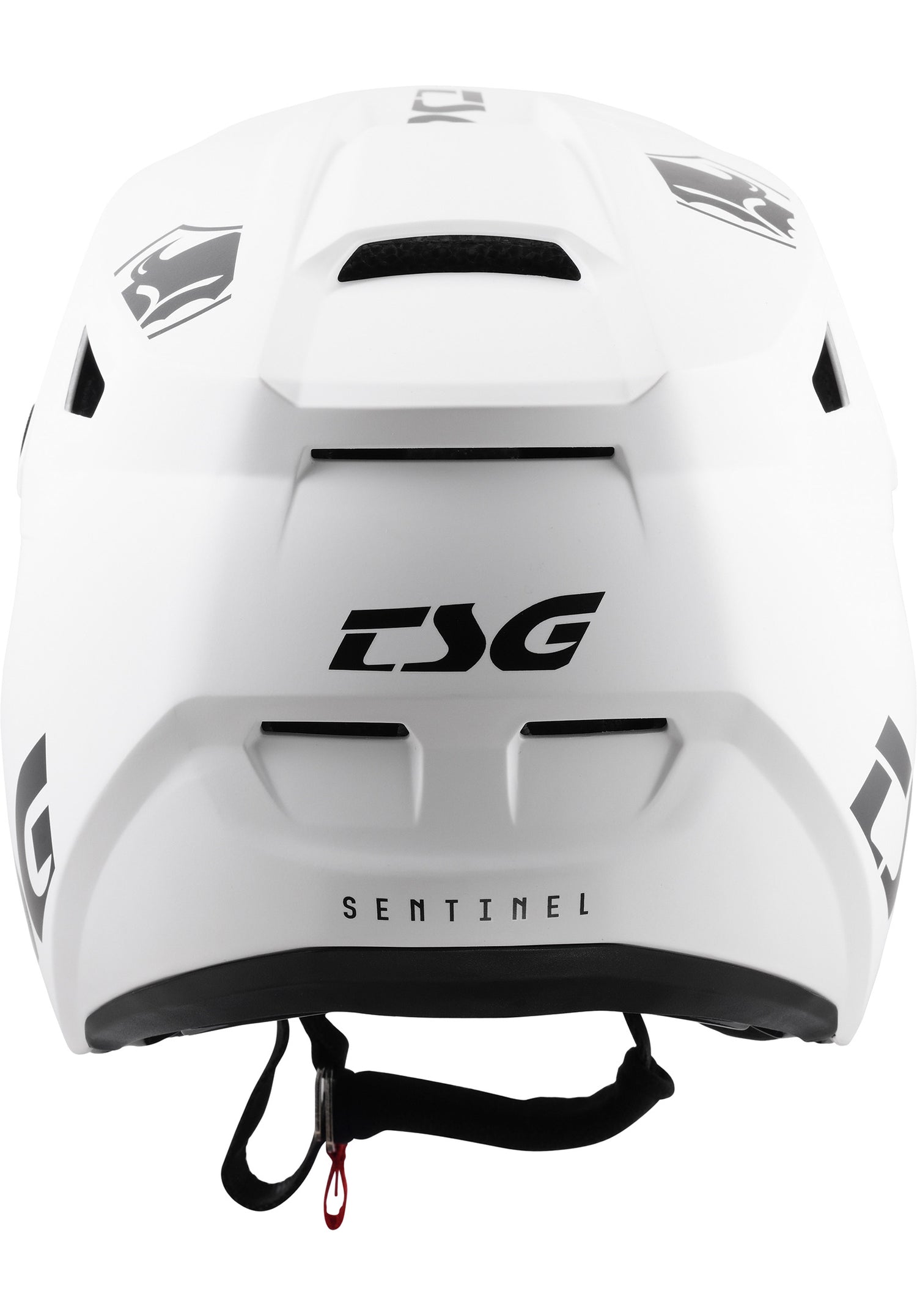 tsg fullface helm Sentinel Solid Color TSG Fullface-Helm in satin white – TITUS