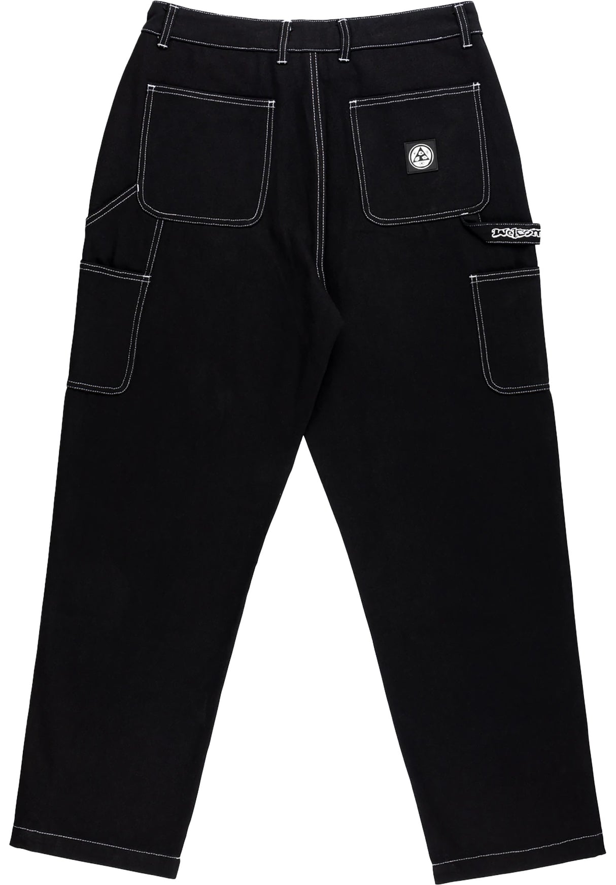 Brace Double-Knee Canvas Carpenter Pant black Rückenansicht
