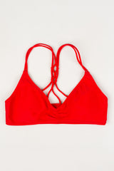 Simply Solid Vneck candyapple Vorderansicht