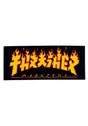Godzilla Flame Sticker black Vorderansicht