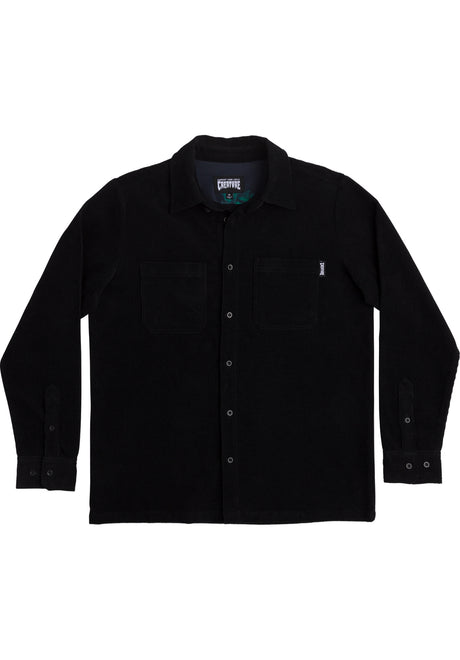 Void Corduroy black Vorderansicht