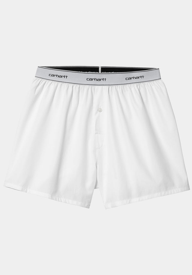 Cotton Script Boxer white Vorderansicht