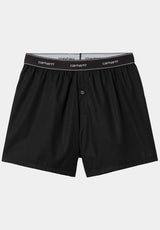 Cotton Script Boxer black Vorderansicht