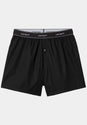 Cotton Script Boxer black Vorderansicht