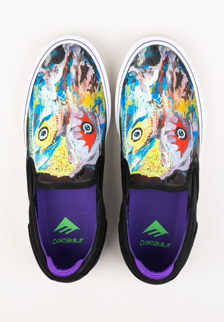 Wino G6 Slip-On X Dinosaur Jr. black-purple Close-Up2