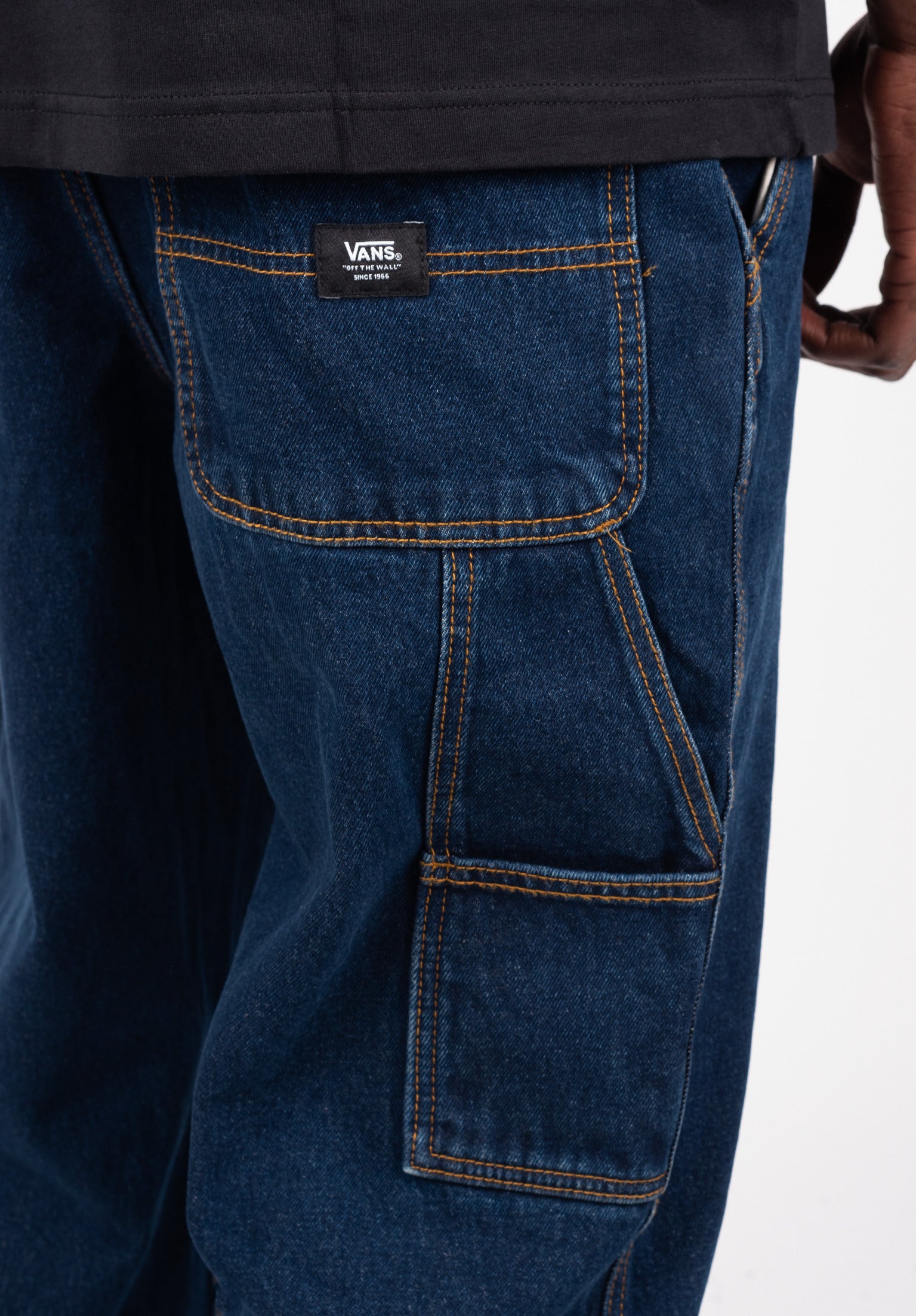 Vans off the wall jeans discount