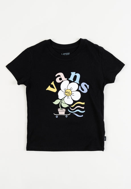 Skate Fleur Crew Kids black Vorderansicht