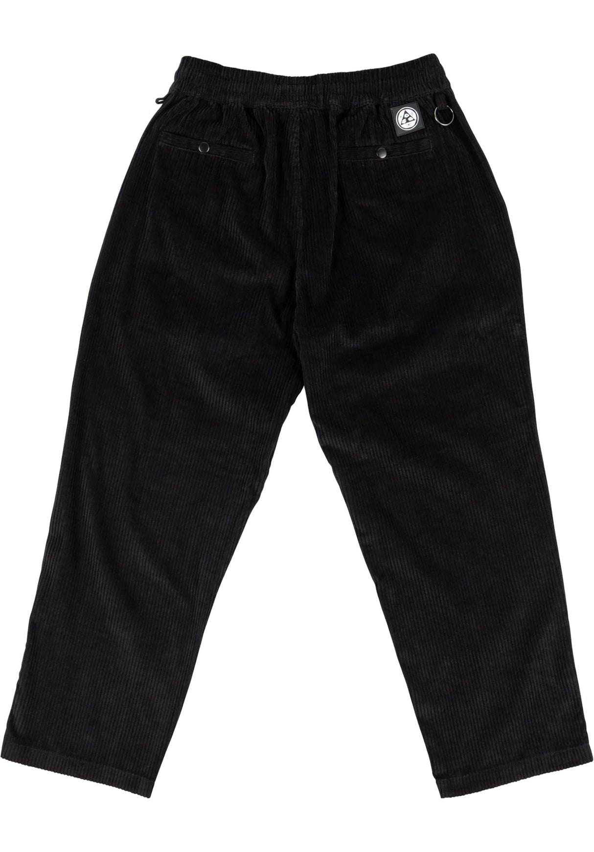 Hydra Corduroy Elastic Pants black Rückenansicht
