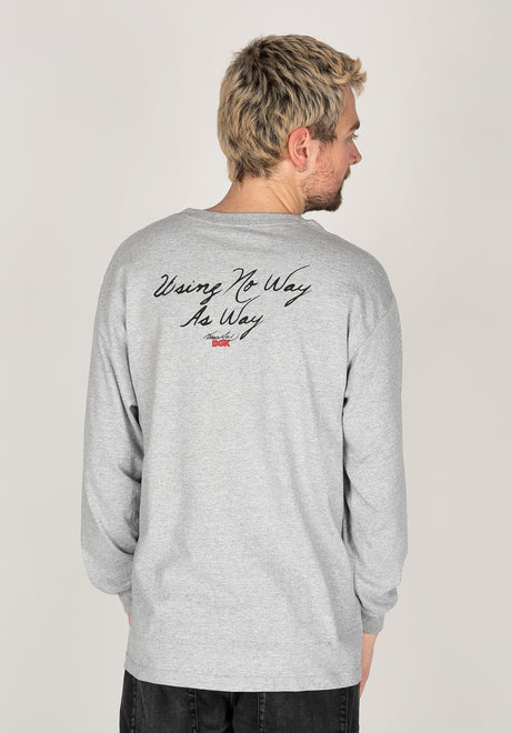 x Bruce Lee No Way as Way greymelange Vorderansicht