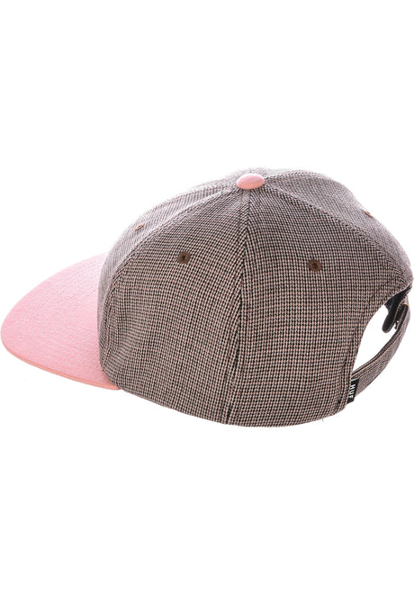 Micro Houndstooth 6 Panel dustyrose Rückenansicht