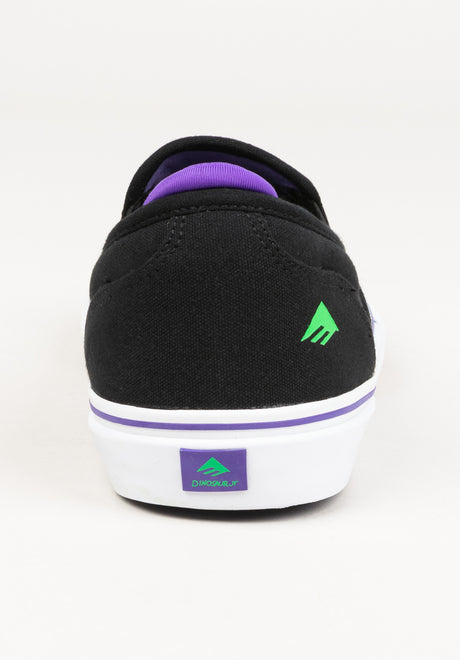 Wino G6 Slip-On X Dinosaur Jr. black-purple Seitenansicht