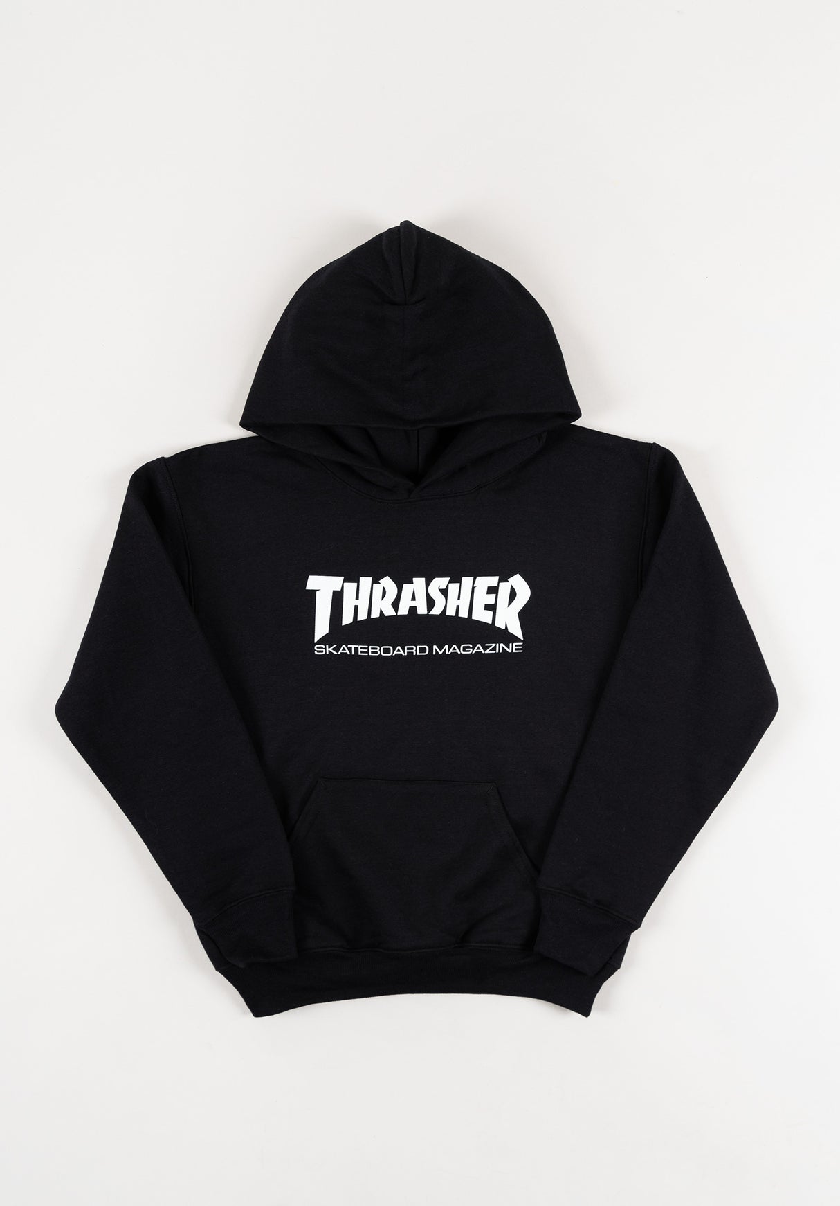 Skate Mag Thrasher Pulli Schwarz Mens Hoodie White And Black