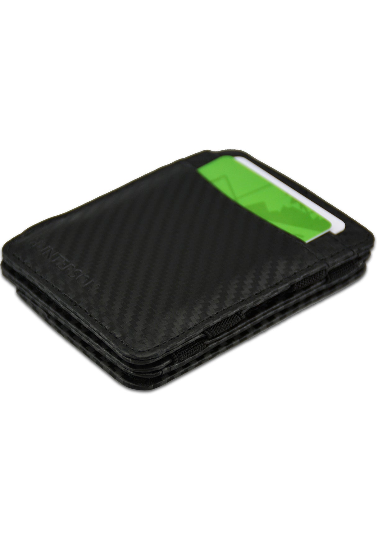 Magic Coin Wallet RFID carbon Oberansicht